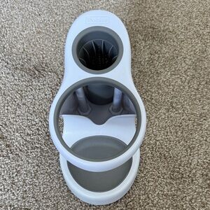 Polder White and Gray Hair Tool Organizer
